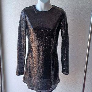 Reformation Women's Sequin Dress Black Size XS